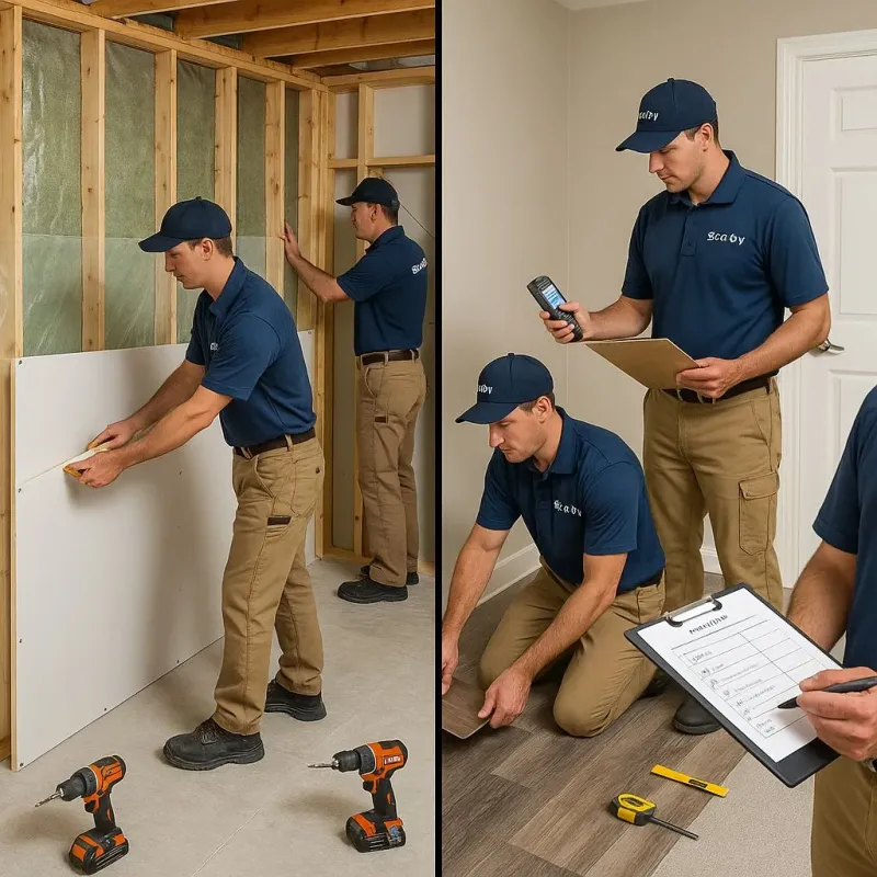 Repairs and Reconstruction process in Ash Flat, AR
